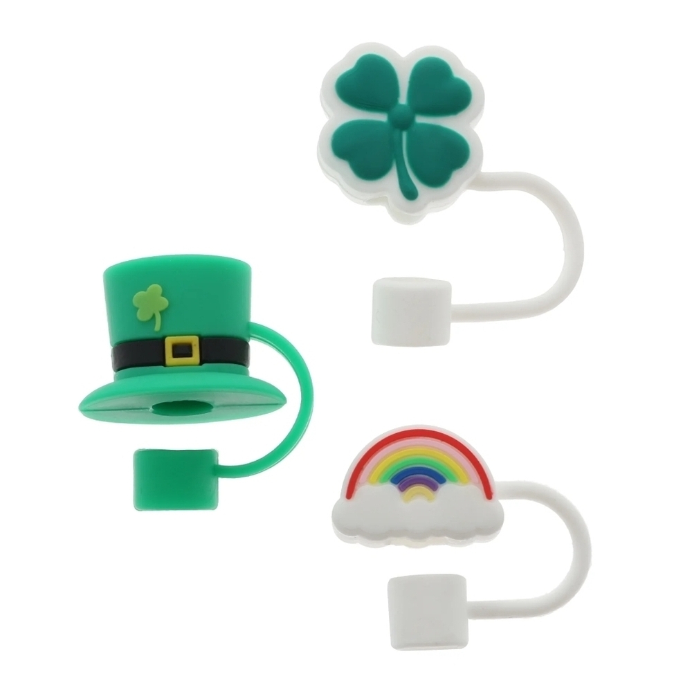 St. Patriotic Straw Toppers